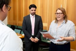 RHA Policy team in Westminister