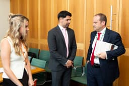 RHA Policy team in Westminister