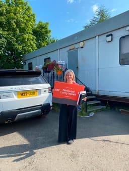 Sandy Allan Blacksmiths Ltd with TM Joanne Currie.